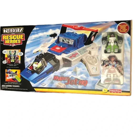 Rescue Heroes ROBOTZ HyperJet Exclusive Bonus C.D. Moon Figure Factory Sealed - Picture 1 of 11